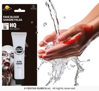 TUBE DE 100ML DE FAUX SANG LAVABLE