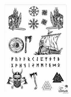 TATOUAGES TEMPORAIRES VIKING