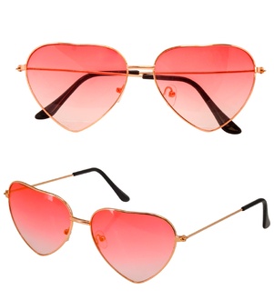 LUNETTES COEURS ROSE CLAIRE