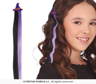 MECHE CHEVEUX NOIR ET MAUVE ( UNIQUEMENT EN MAGASIN )