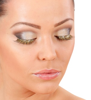FAUX CILS DORES GLITTER