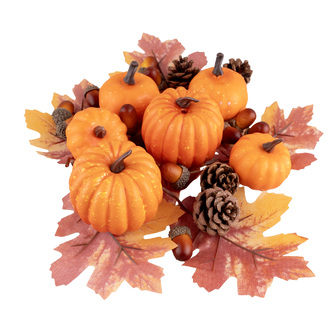 DECORATION D'AUTOMNE 28 PCS (UNIQUEMENT EN MAGASIN)