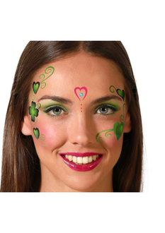 TATOUAGE TREFLE VERT